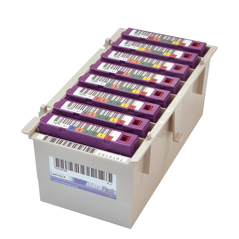 LTO6 Tapes MP, 8Pack, TeraPack, No Cover, Barcode